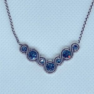 Brighton blue crystal necklace